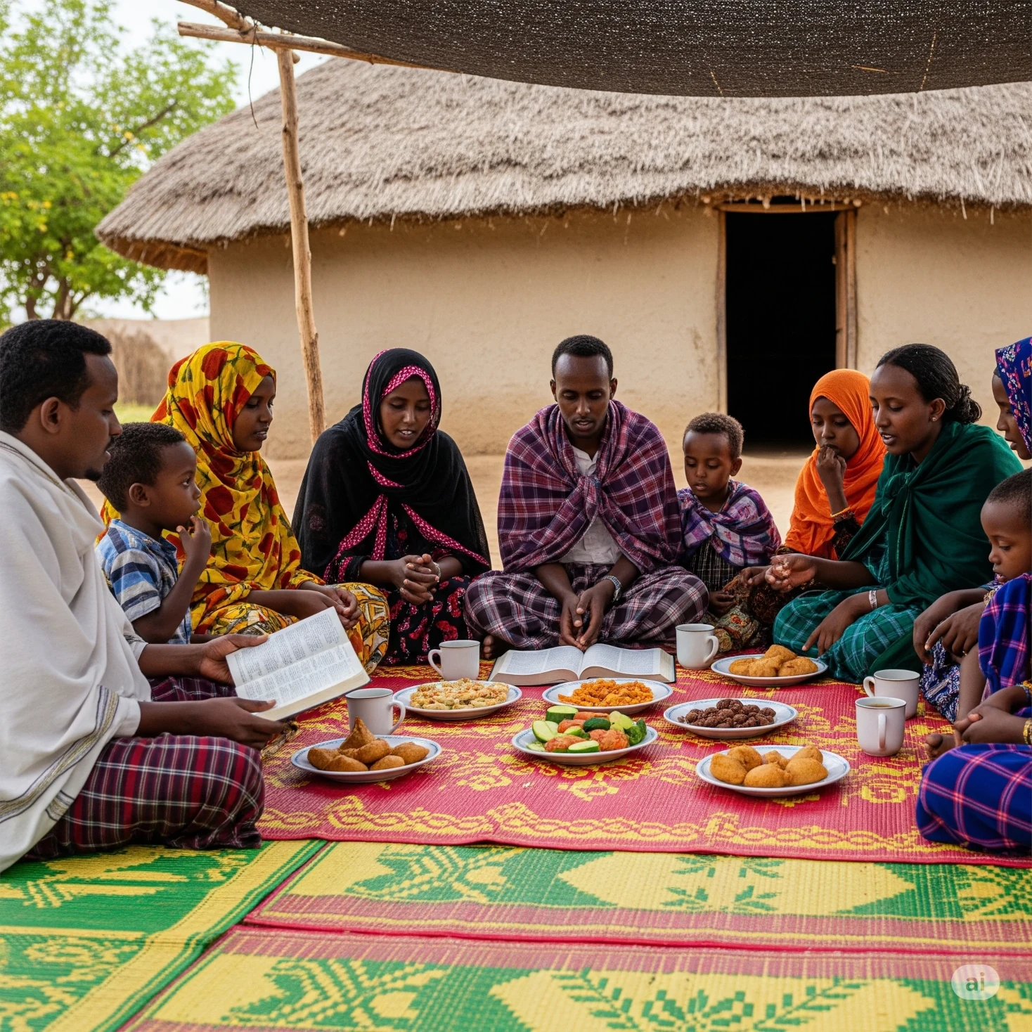 Bulshada Soomaaliyeed ee Wadaaga Rumaysadka Koox kala duwan oo Soomaali ah oo wadaaga cunto iyo akhriska Kitaabka Quduuska ah, oo leh qaabab dhaqameed Soomaali ah