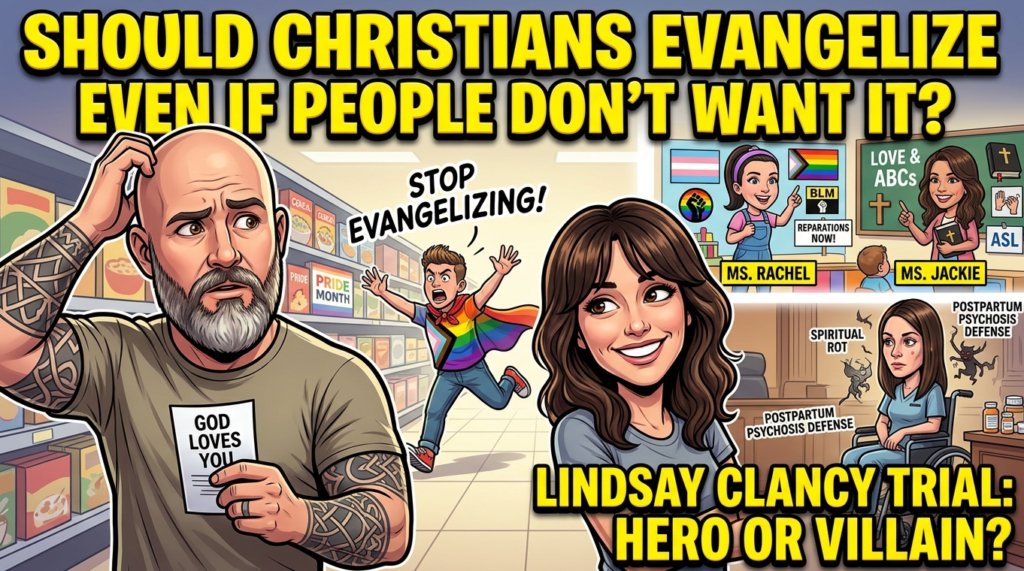 Should Christians Evangelize Even If People Don’t Want It? + Lindsay Clancy Trial: Hero or Villain?