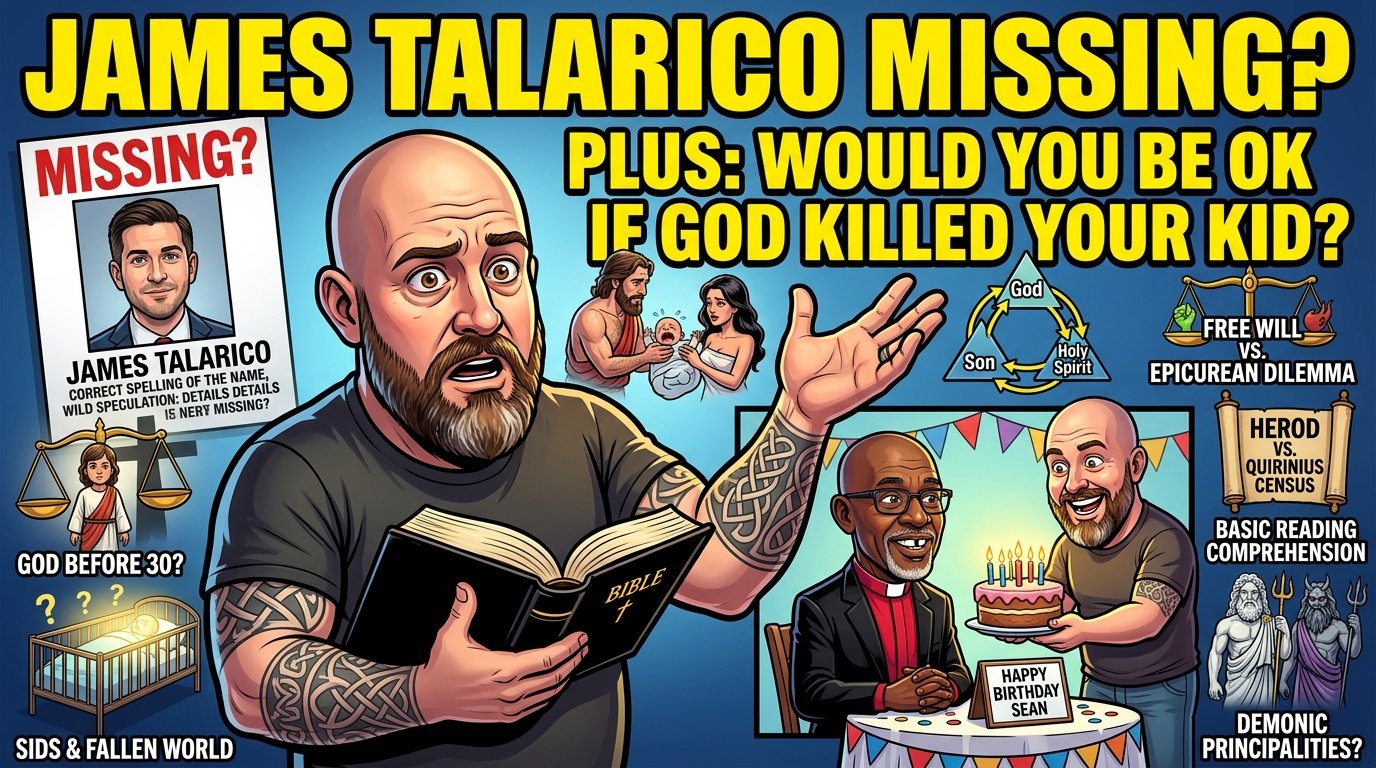 James Talarico Missing? Plus: Would You Be OK If God Killed Your Kid? featured image