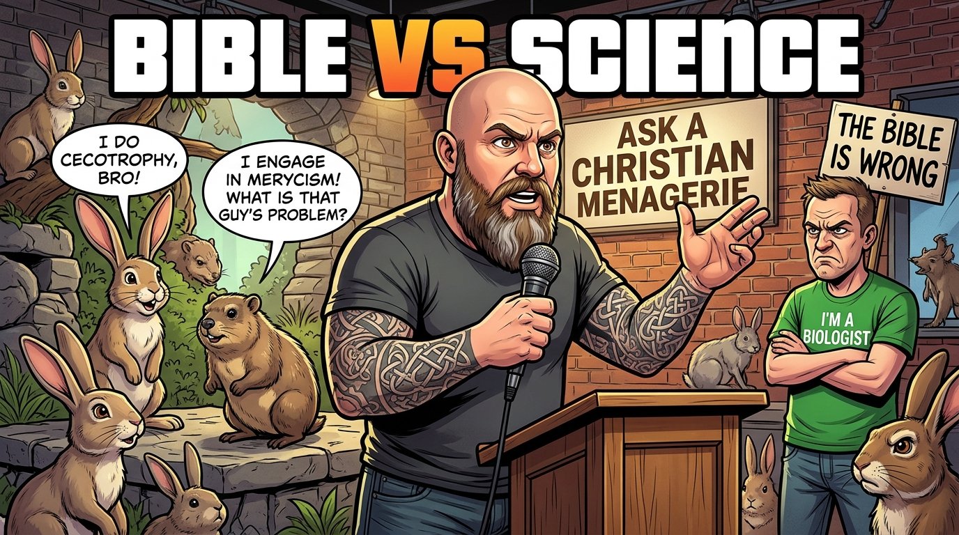 Armchair Biologist Says Bible Wrong About Rabbits — Then Science Showed Up to Back Up the Bible featured image